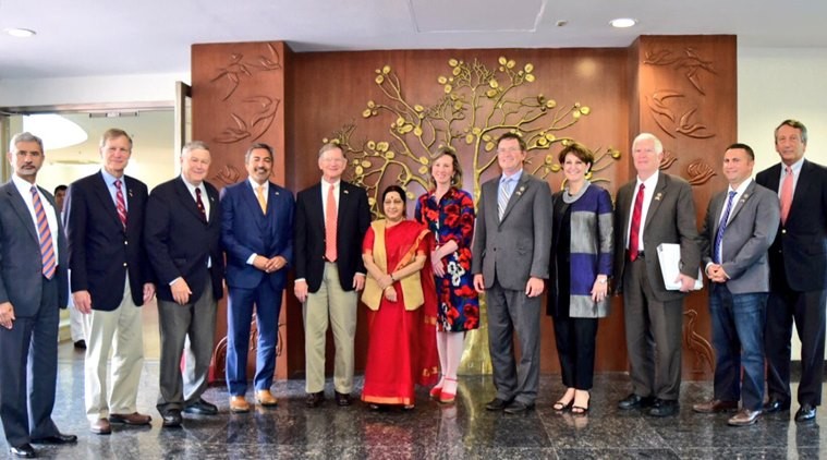 Sushma Swaraj Flags H1B Visa Issue At Meeting With US Congressional Delegation